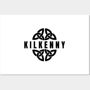 Kilkenny in Celtic Knot, Ireland Posters and Art